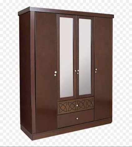 Wooden Wardrobe with Mirror in Bhakatgaon - Spacious Storage