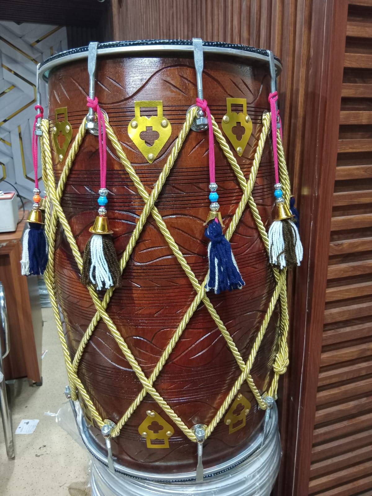 Punjabi Bhangra Dhol in Meerut - Authentic Musical Instrument -  - Buy Online at MELODY MAKERS INDIA