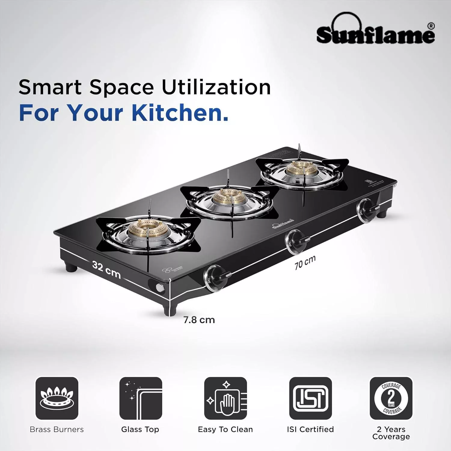  Sunflame Gas Stove in amritsar - Efficient Cooking NAVYUG ENTERPRISES 