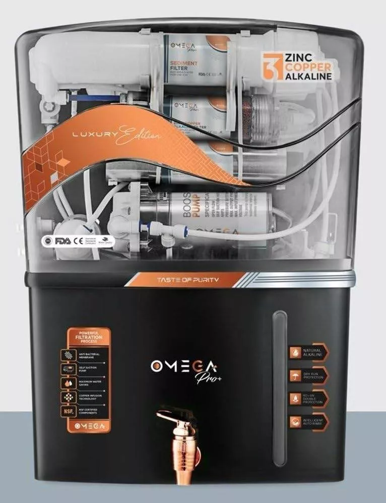  Omega Pro+ Luxury Edition Water Purifier in amritsar - Pure and Mineral-Rich Water NAVYUG ENTERPRISES 