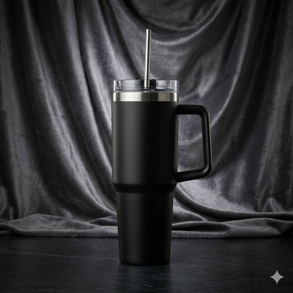 Insulated Stainless Steel Tumbler in Amritsar with Handle and Straw -  - Buy Online at NAVYUG ENTERPRISES