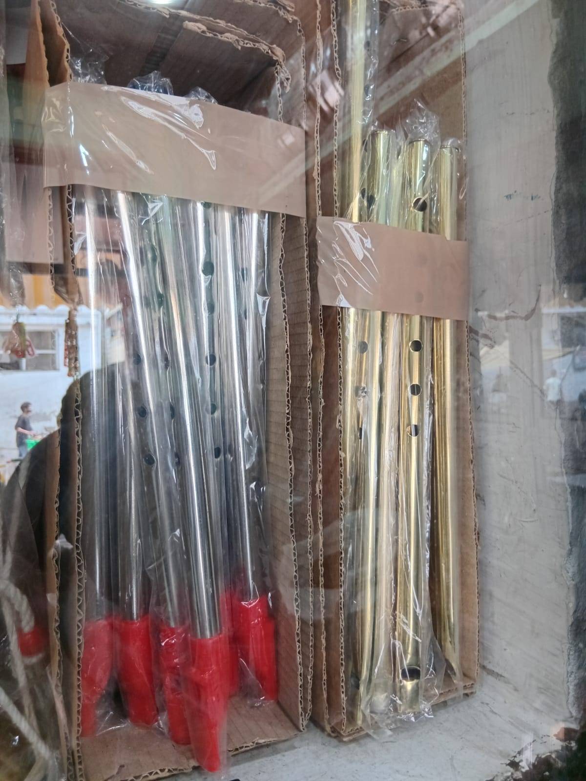 Steel Brass Flute in Meerut - Durable Wind Instrument - Image 1