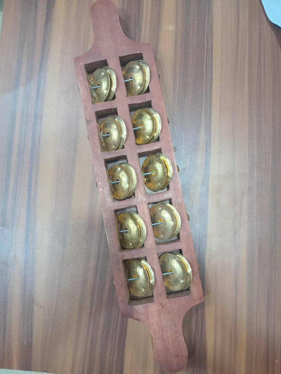 WOOD JHANJH PEETAL JIBGLES Traditional Musical Instrument -  - Buy Online at MELODY MAKERS INDIA