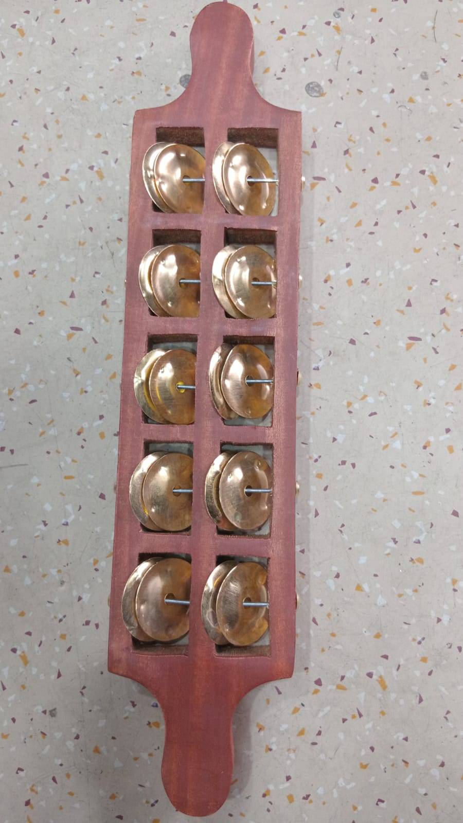 WOOD JHANJH PEETAL JIBGLES Traditional Musical Instrument - Image 2