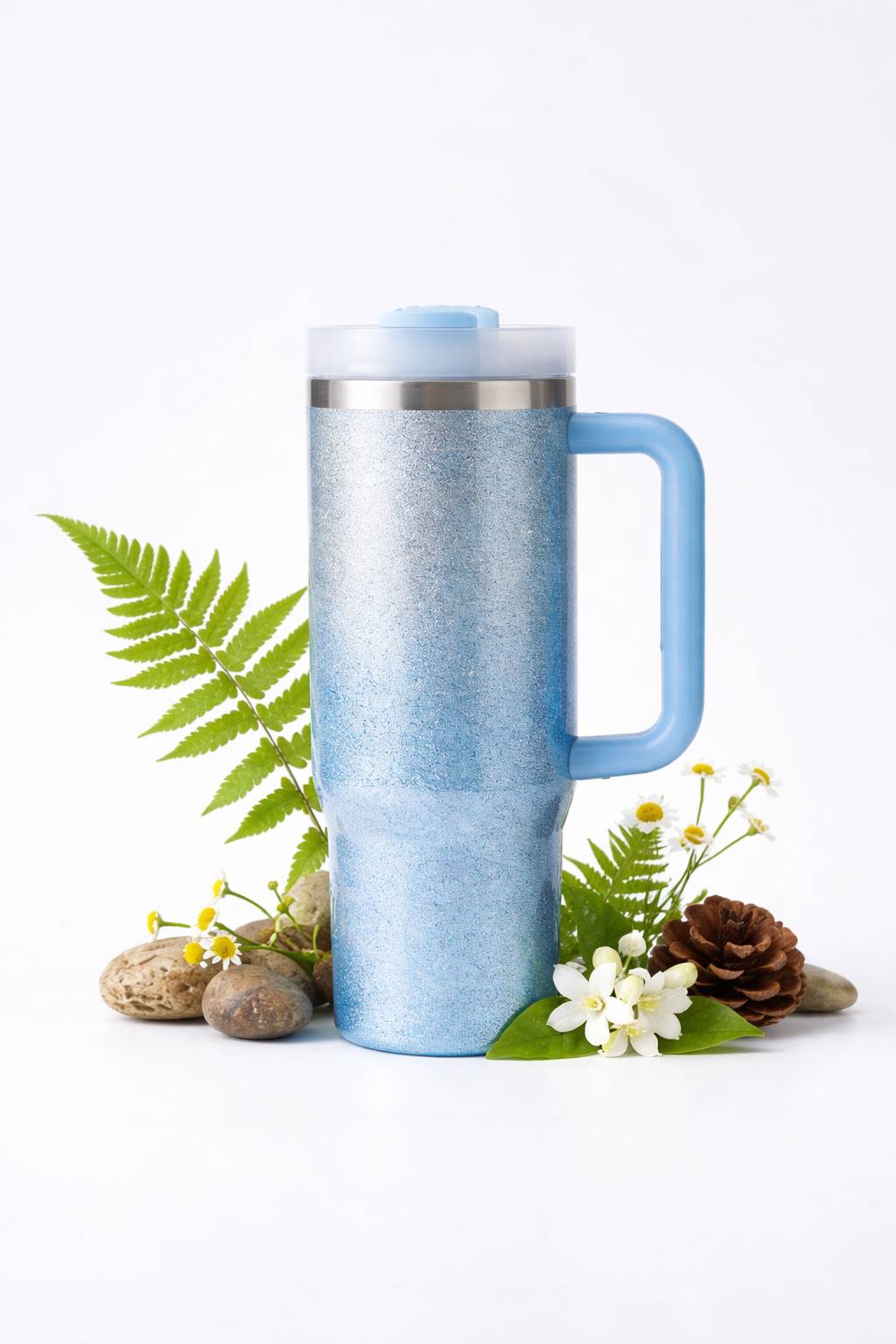 Eco-Friendly Travel Mug in Amritsar  Sparkle Blue 900ML Insulated -  - Buy Online at NAVYUG ENTERPRISES