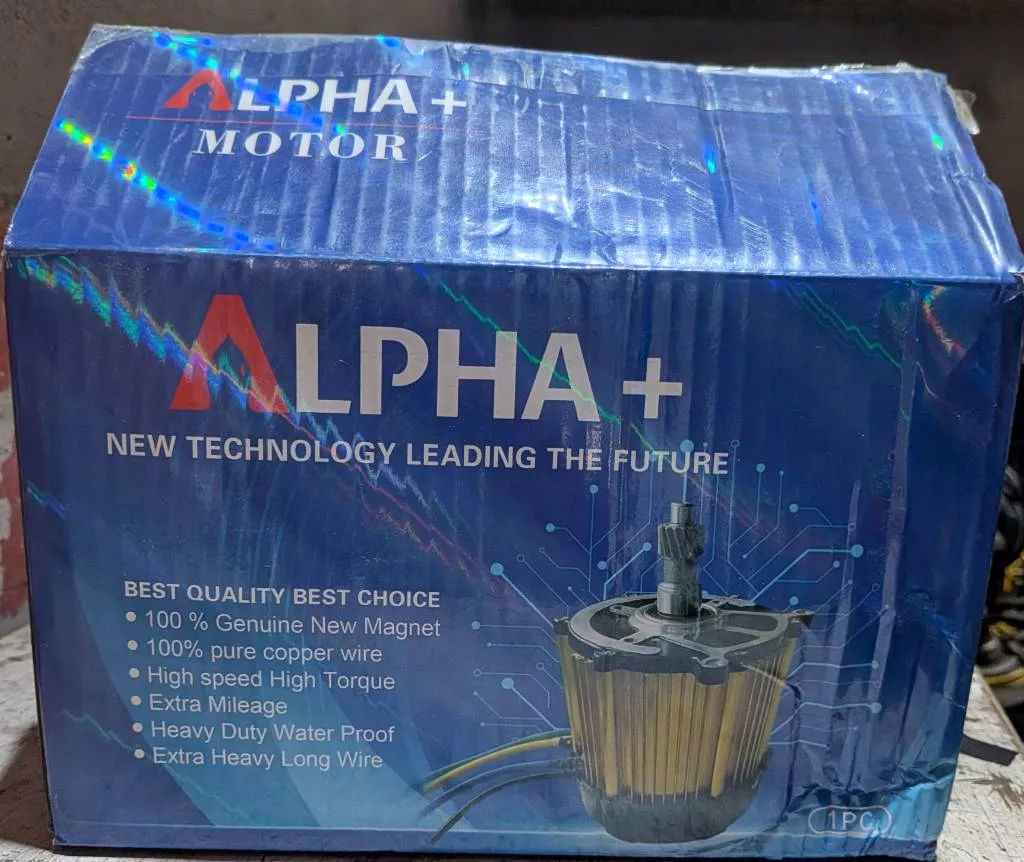 ALPHA+ MOTOR BLDC Hub Motor in Minnat E Rickshaw - High Torque -  - Buy Online at MUSTAQUE KHAN