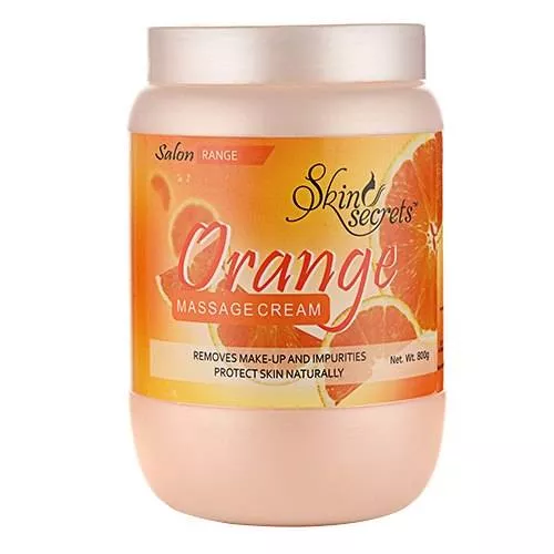Skin Secrets Orange Massage Cream in Sehbajpreet Saloon - Removes Makeup -  - Buy Online at SARABJIT KAUR