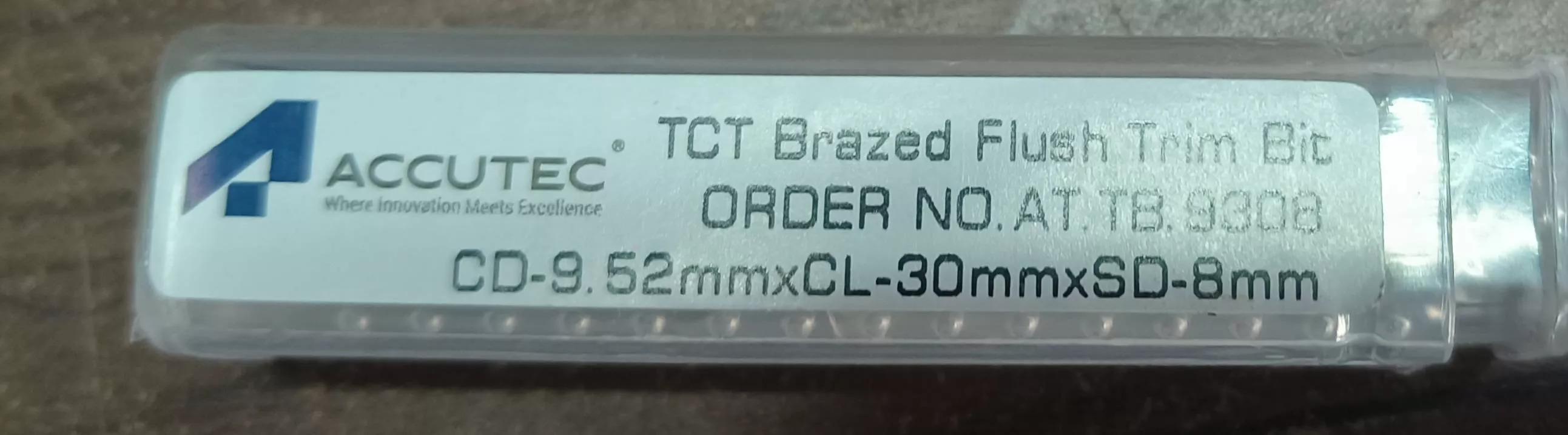 ACCUTEC Woodworking Tools: TCT Brazed Flush Trim Bit in Pune - Precision Cutting -  - Buy Online at UNIVERSAL TOOLS SALES AND SERVICES