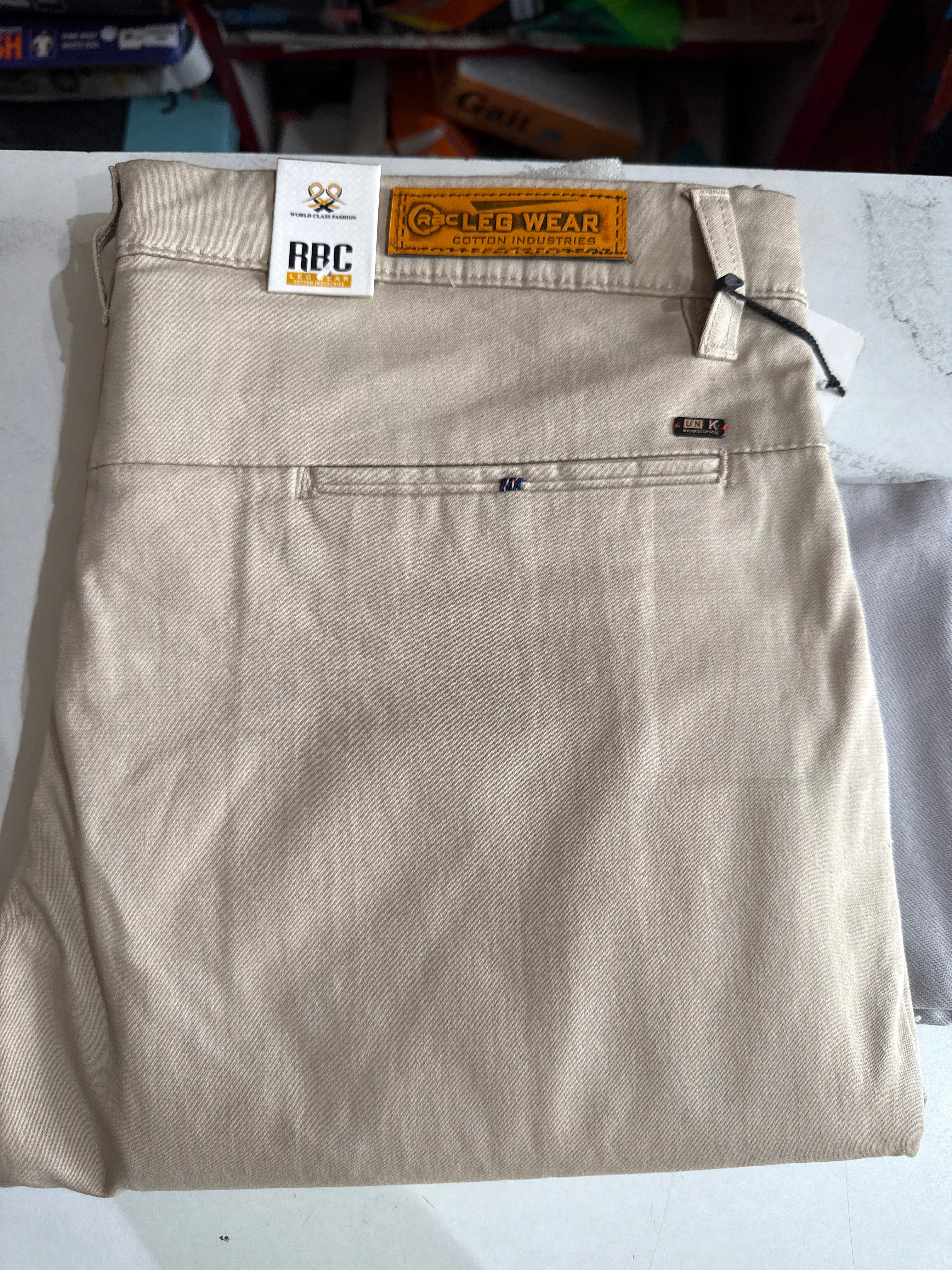 RBC Leg Wear Casual Chinos in Sirathu - Comfortable Beige Cotton Chinos -  - Buy Online at NILESH MEN SELECTION