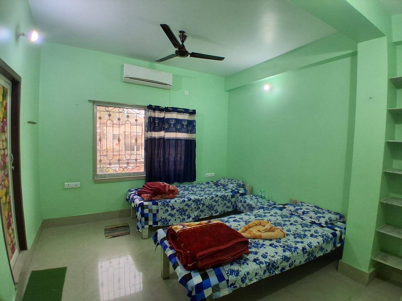  AC Rooms for Daily Rent in Mayapur BHAKTA BHAWAN VIMAL GANGA NIVAS HOSPITAL MORE TARANPUR ROAD BAMANPUKUR NADIA NEAR HOSPITAL ROAD LANDMARK Near Government Hospital