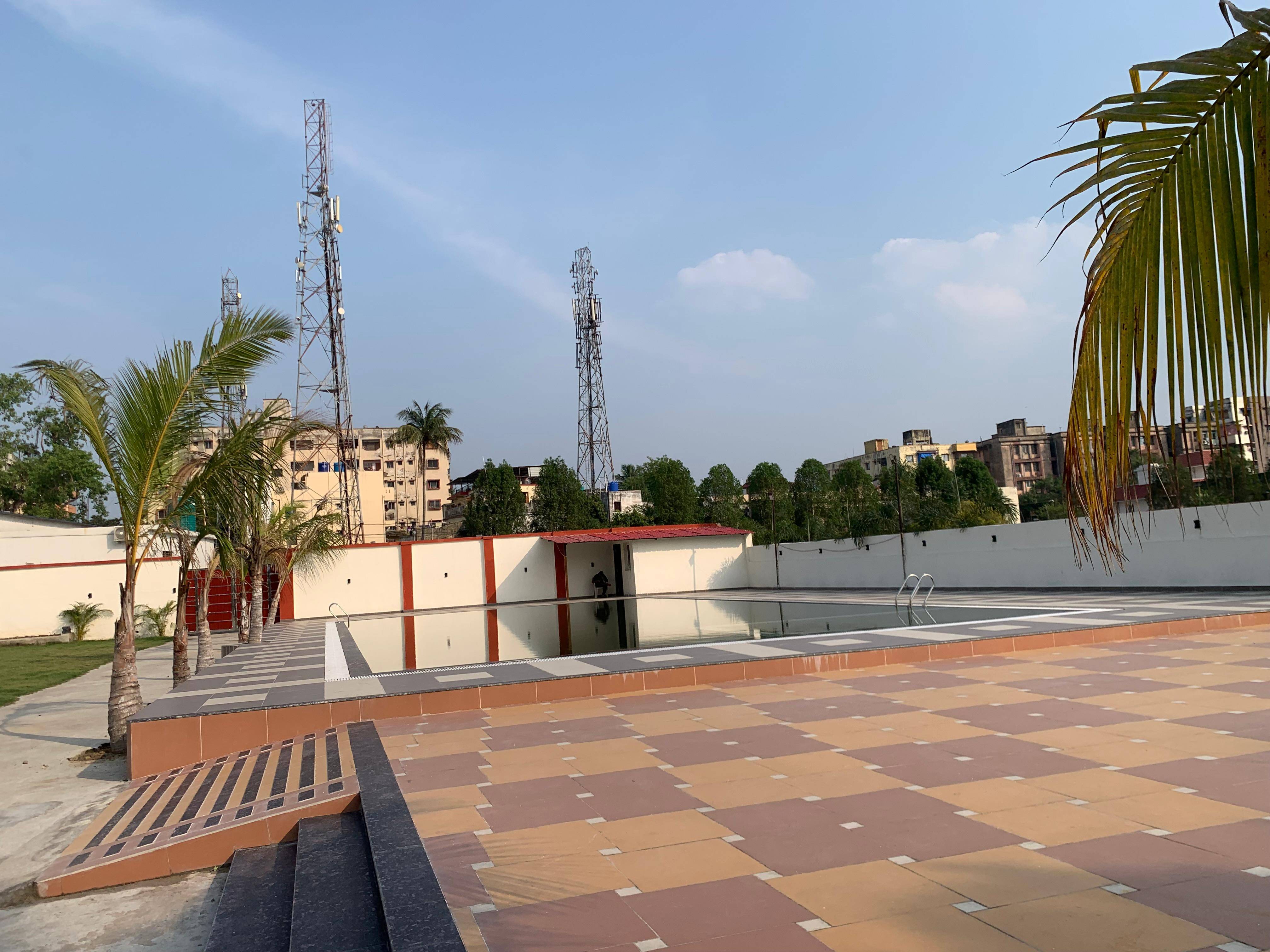 Wedding Venue for  Haldi Mahdi Sangeet with Outdoor Swimming Pool - Image 2