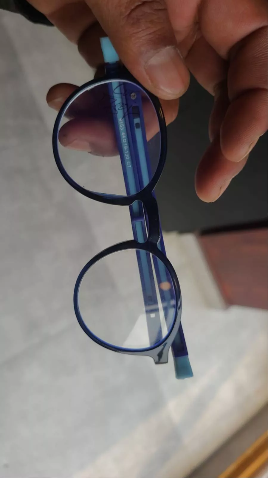 Eyeglasses in Singjamei Chongthamleikai Blue Round Glasses -  - Buy Online at TARGET OPTICAL