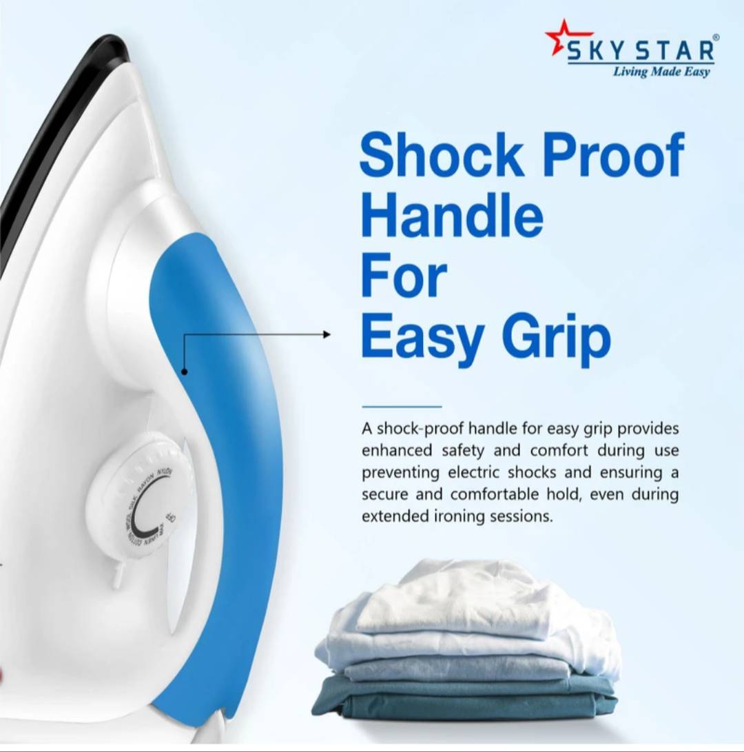 Skystar Iron Press in Kathua 1100 Watt Fast Ironing - Image 2