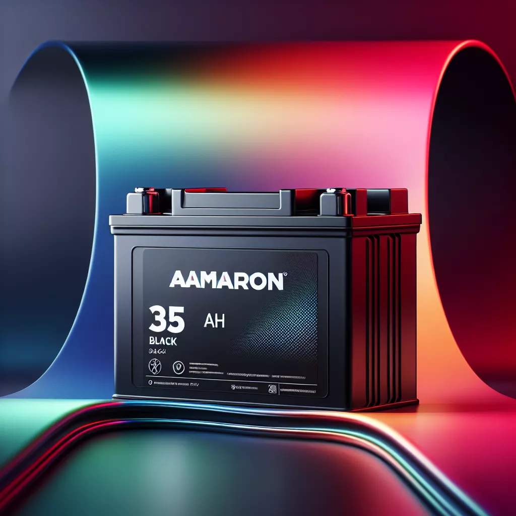 AMARON 35 AH Black Battery