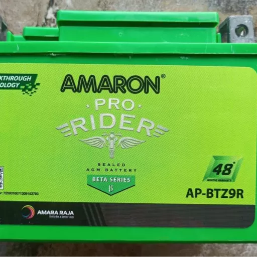AMARON BTZ9R Battery for Bullet Bike