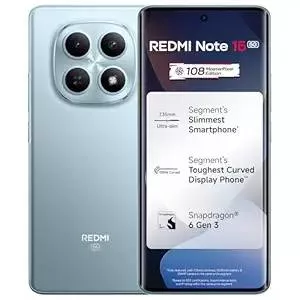 Redmi Note 15 5G (Glacier Blue, 8GB Ram, 256GB Storage) -  - Buy Online at LOVE MOBILES
