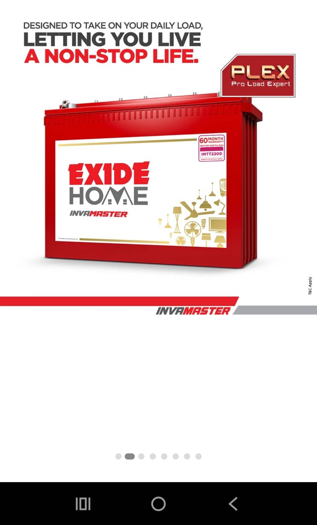 Exide Home invamaster 220 Ah in Kathua Reliable Power Backup - Image 1