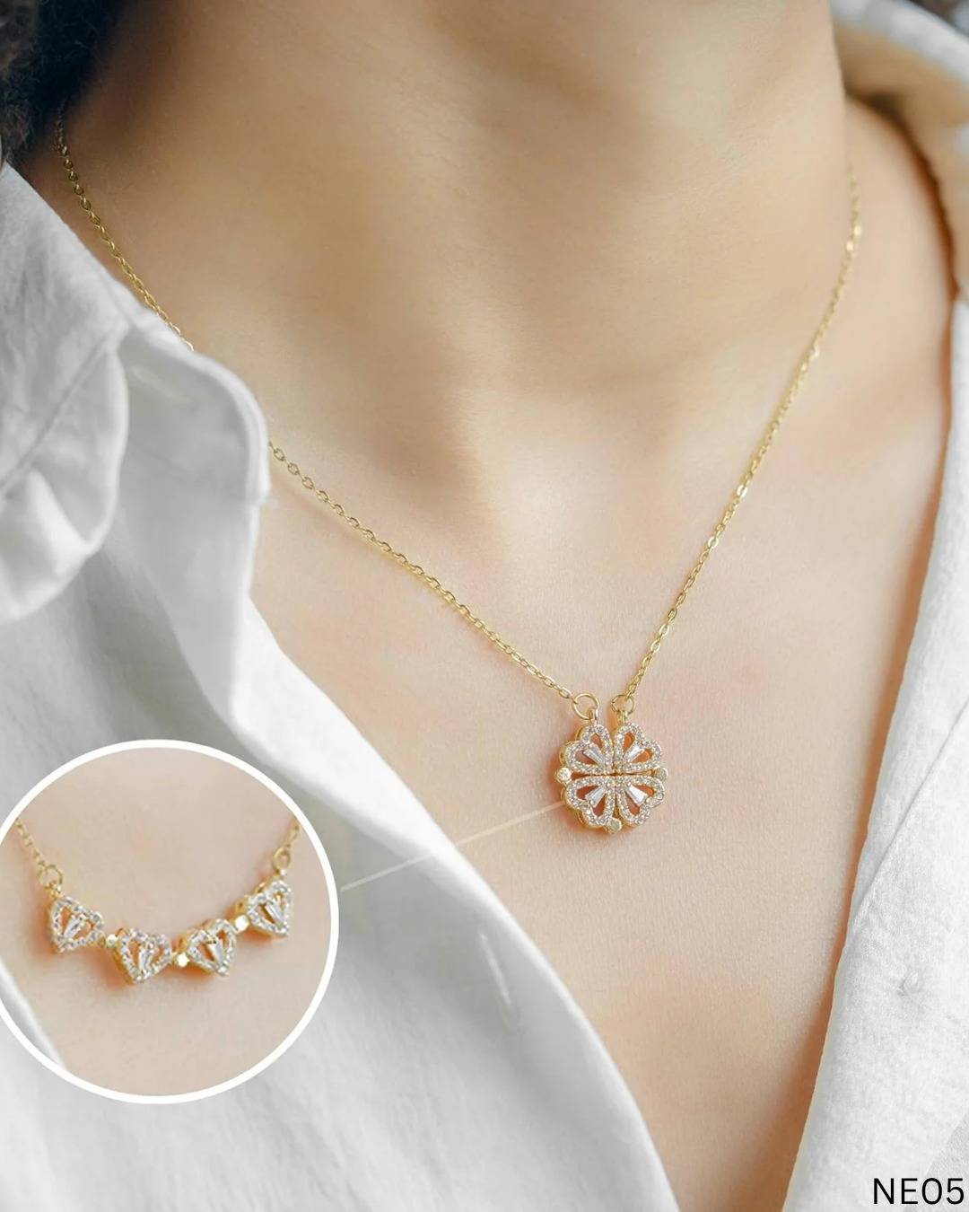 Jewelry/Necklace in Hyderabad: Floraglow Necklace for Elegant Style -  - Buy Online at UNIQUE SPARKLETS