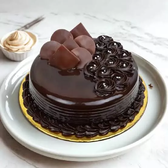 Decadent Chocolate Ganache Cake in Ananthapur - Indulgent Dessert -  - Buy Online at V MR HEALTH