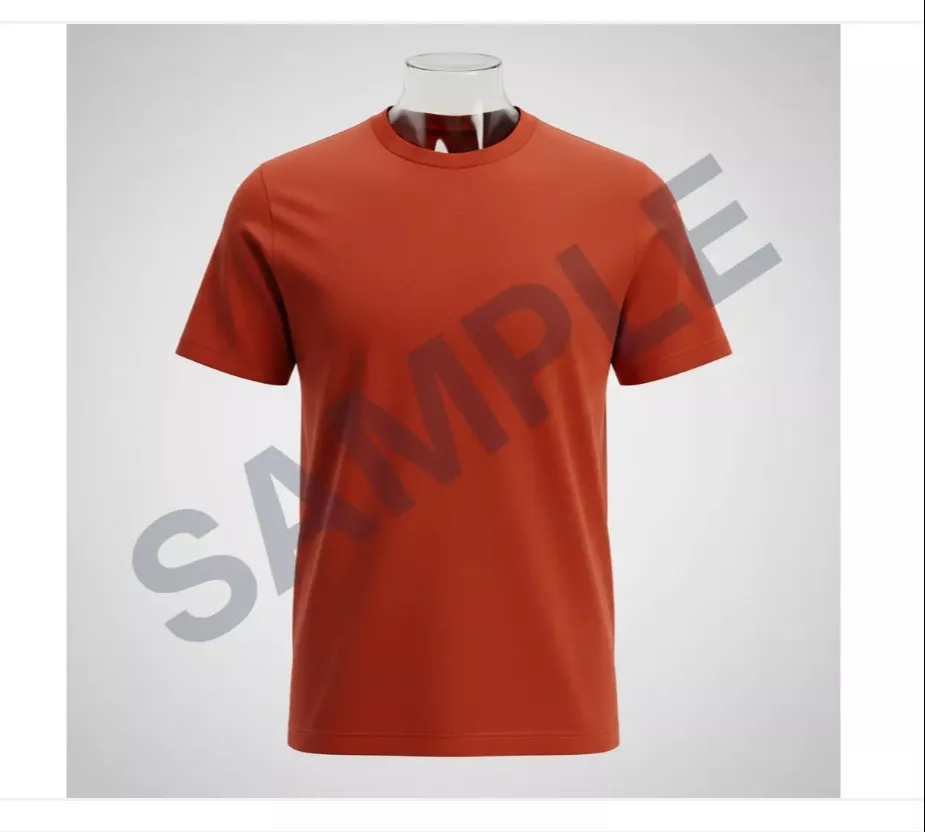 Clothing/Basics: Basic Rust Orange T-Shirt in Dev Samaj Hostelroad - Soft Cotton Fabric -  - Buy Online at FASHION PLANET