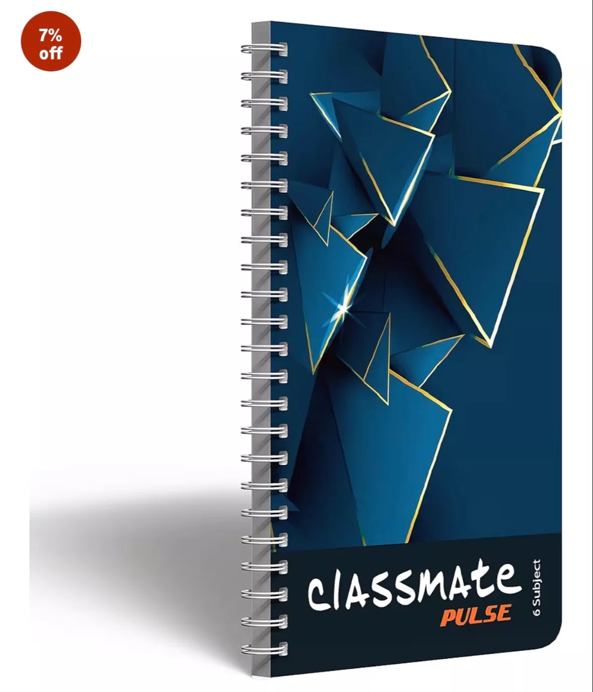 Classmate Pulse 6 Subject Spiral Notebook in Jalandhar - Stylish Geometric Cover -  - Buy Online at SOULZGRIP