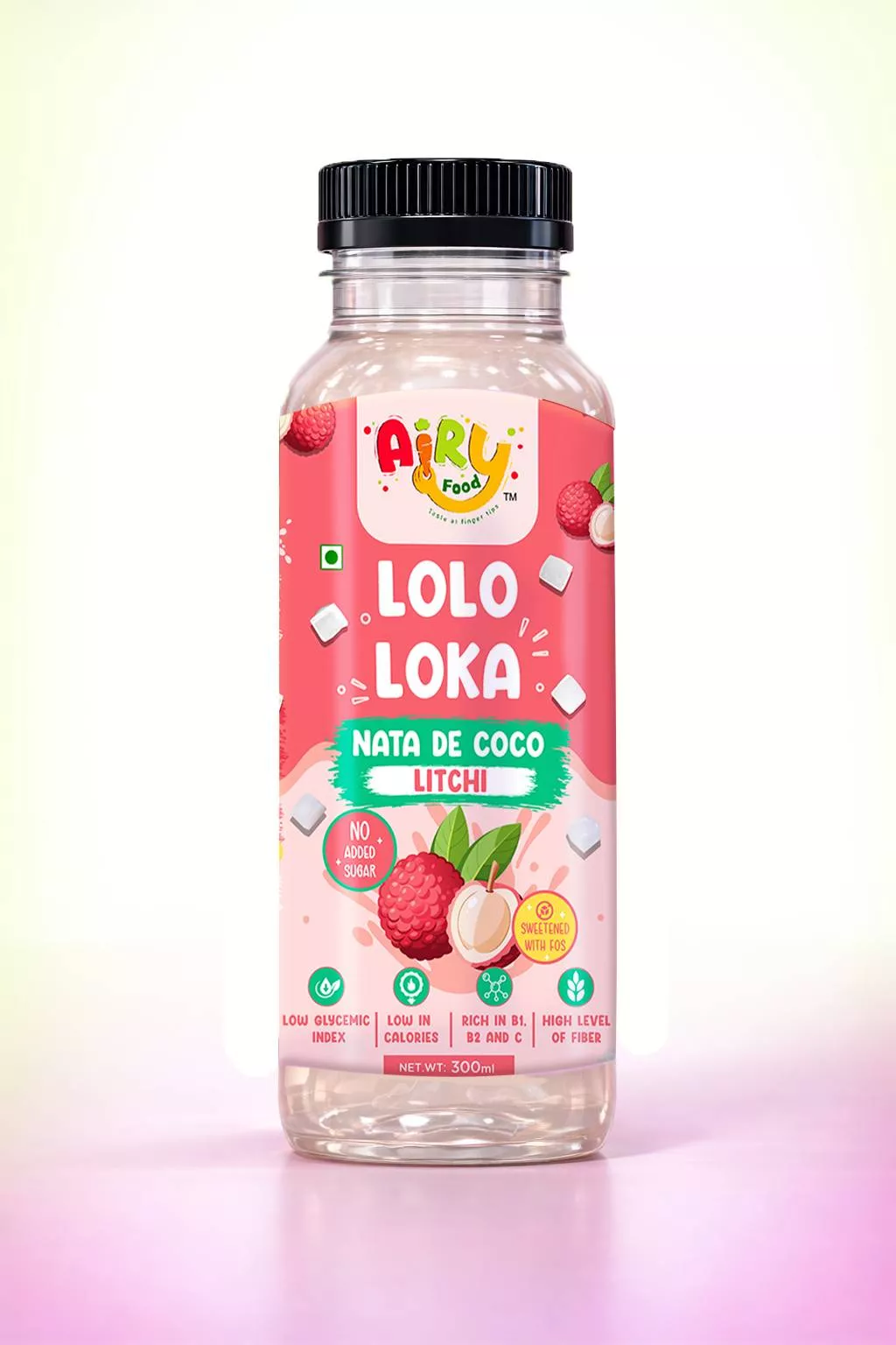 Lolo Loka Nata de Coco Litchi Drink in Nizampet - Refreshing & Fiber-Rich -  - Buy Online at AIRY FOOD