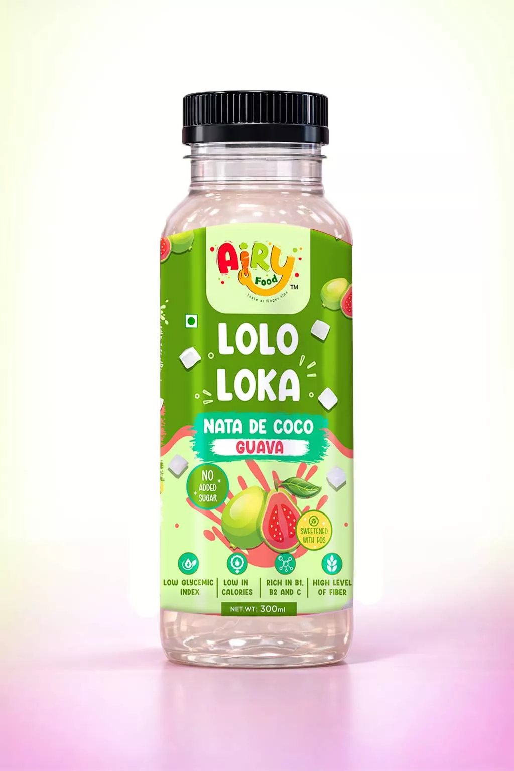 Lolo Loka Nata De Coco Guava Drink in Nizampet - Vitamin-Rich Tropical Refreshment -  - Buy Online at AIRY FOOD