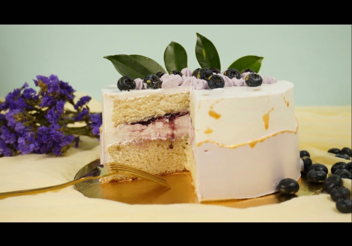 Blueberry Velvet Cake in Garudacharya Palya - Decadent Treat -  - Buy Online at MUMMALICIOUS