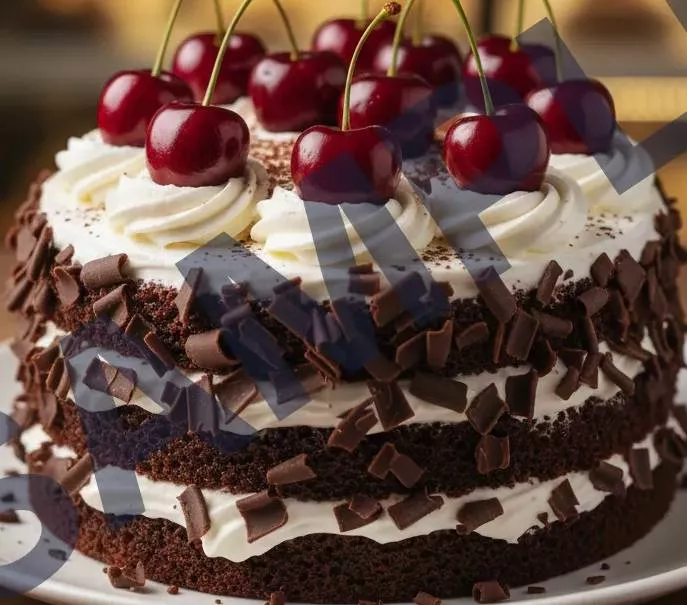 Black Forest Cake in Ram Pal, C: O Ram Pal Karyana Store Vill Mangoli Jatan Barara Road Landmark Near by Ravi Dass Mandir Rich and Creamy -  - Buy Online at RAM PAL KARYANA STORE