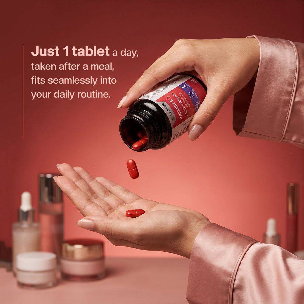 Livspring Women's Multivitamin in BK 1 32 AGF EAST SHALIMARBAGH Key Feature Ginseng & Hyaluronic Acid - Image 2