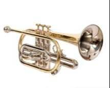 Stylish FLUGEL HORN BRASS in Black Blue showcasing its elegant design and durable body, perfect for musicians in Meerut. - Image 4