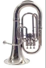 Euphonium 3 Value instrument showcasing brass finish and valve system — Euphonium 3 Value Meerut - Image 1