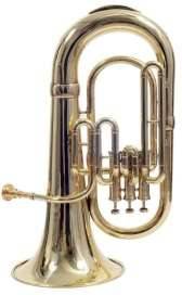 Euphonium 3 Value instrument showcasing brass finish and valve system — Euphonium 3 Value Meerut - Image 2