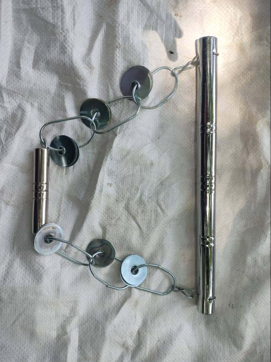 Steel Lezim - Durable Fitness Instrument, a robust and versatile tool designed for enhancing workout routines in Meerut, feat - Image 1