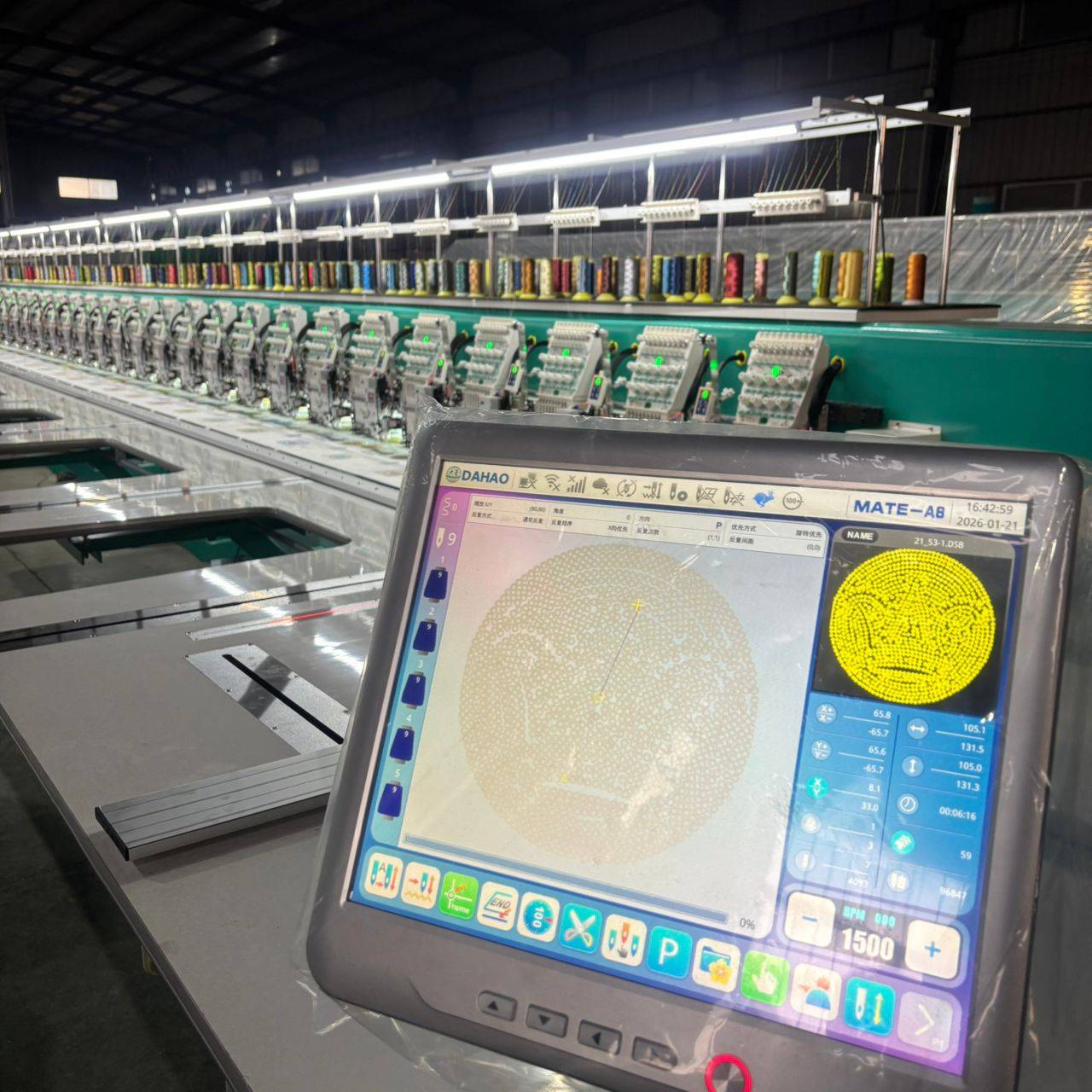 Computerized Sequins Machine - PND Tejas MATEA08 Embroidery Machine in Jaipur with multiple needle options for intricate desi