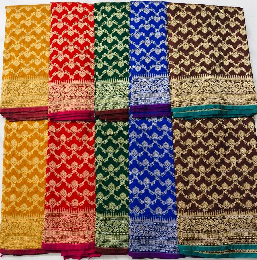 Art Fabric Katan Silk Sarees in Varanasi - Elevate Your Ethnic Style -  - Buy Online at MOHD TAUSEEF