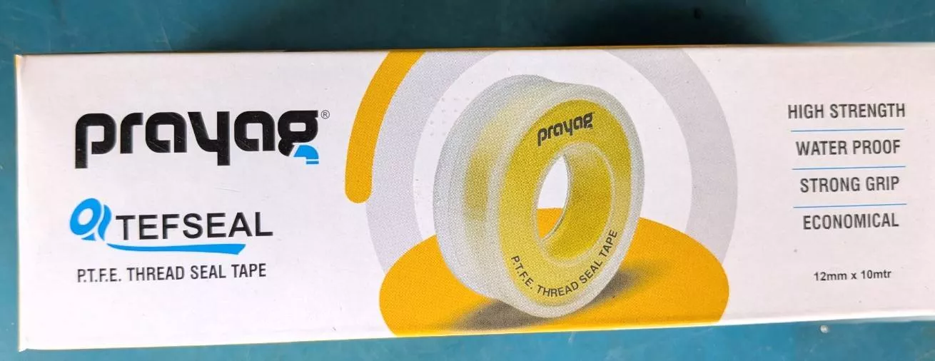 Prayag PTFE Thread Seal Tape in Borjhargaon - Leak-proof Plumbing Connections -  - Buy Online at R M ENTERPRISE