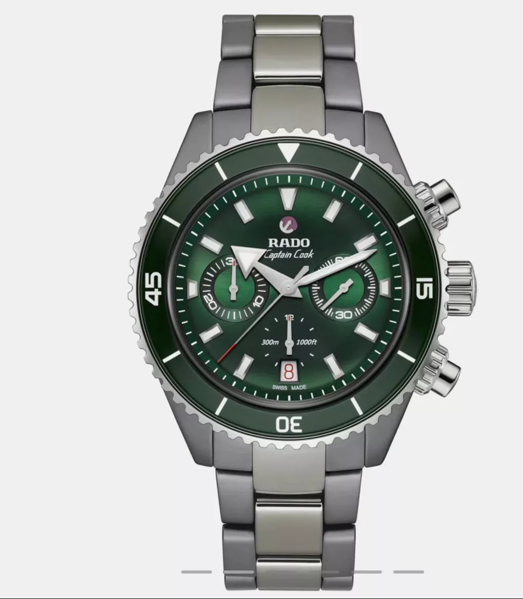 Rado Captain Cook Chronograph Watch in Ambala City with Green Dial -  - Buy Online at N MONDAL JEWELLERS