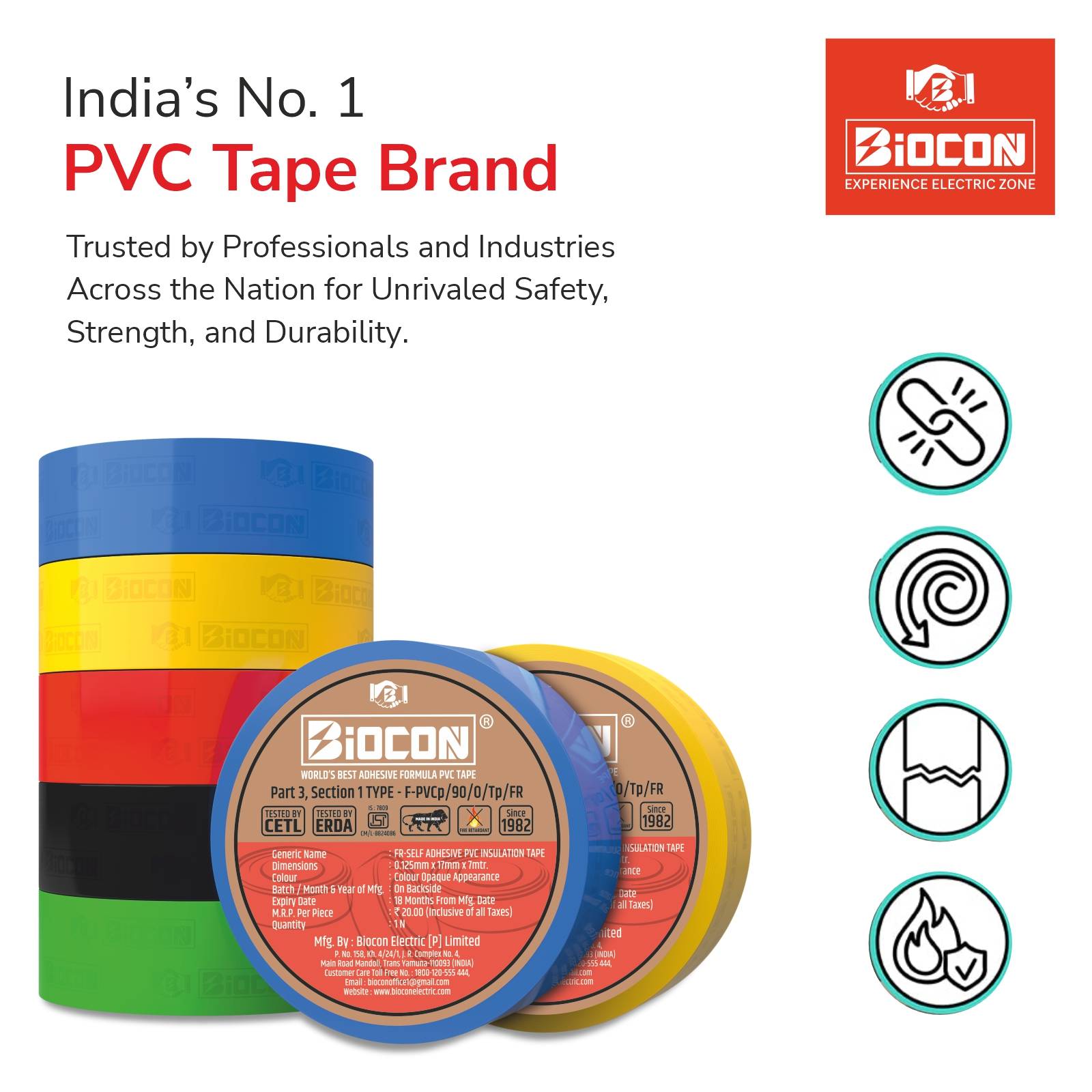 PVC Insulation Tape - 7Meter - Image 1