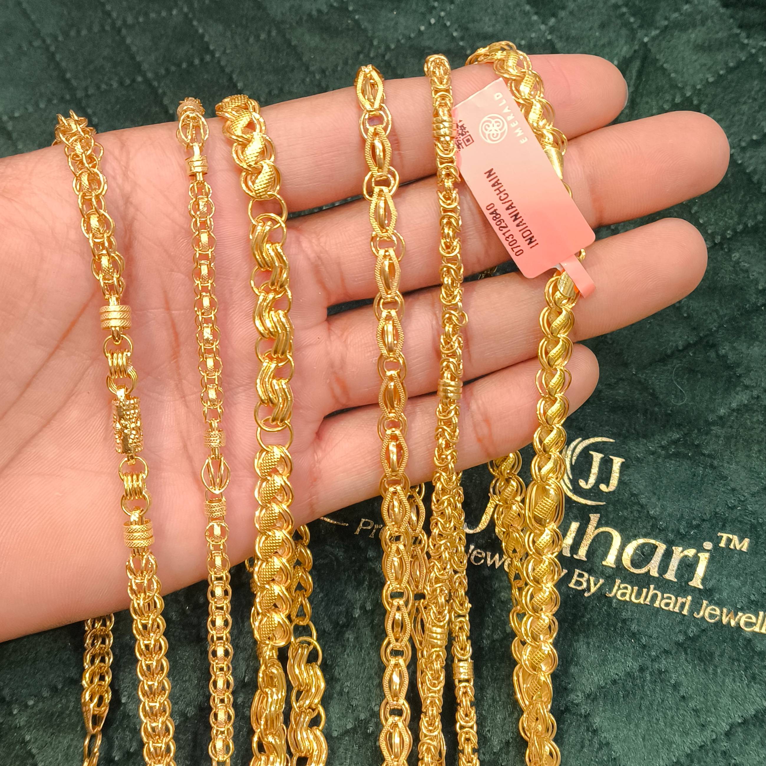 Gold Chains in Bhiti with Hallmarked 18k Gold for Men