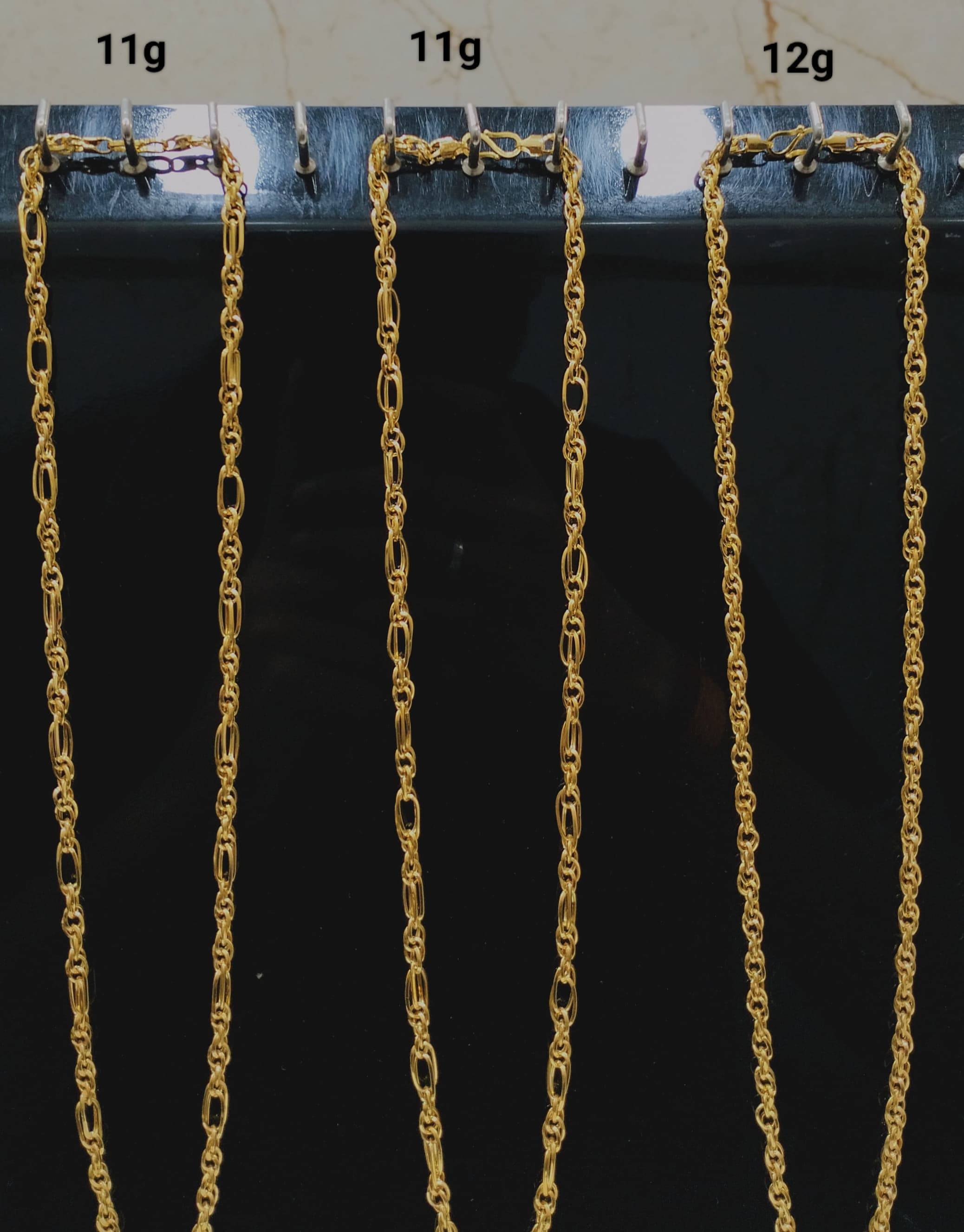 Soni Jewellers Elegant Gold-Plated Chain in New Delhi - Enhance Your Outfit -  - Buy Online at SONI JEWELLERS