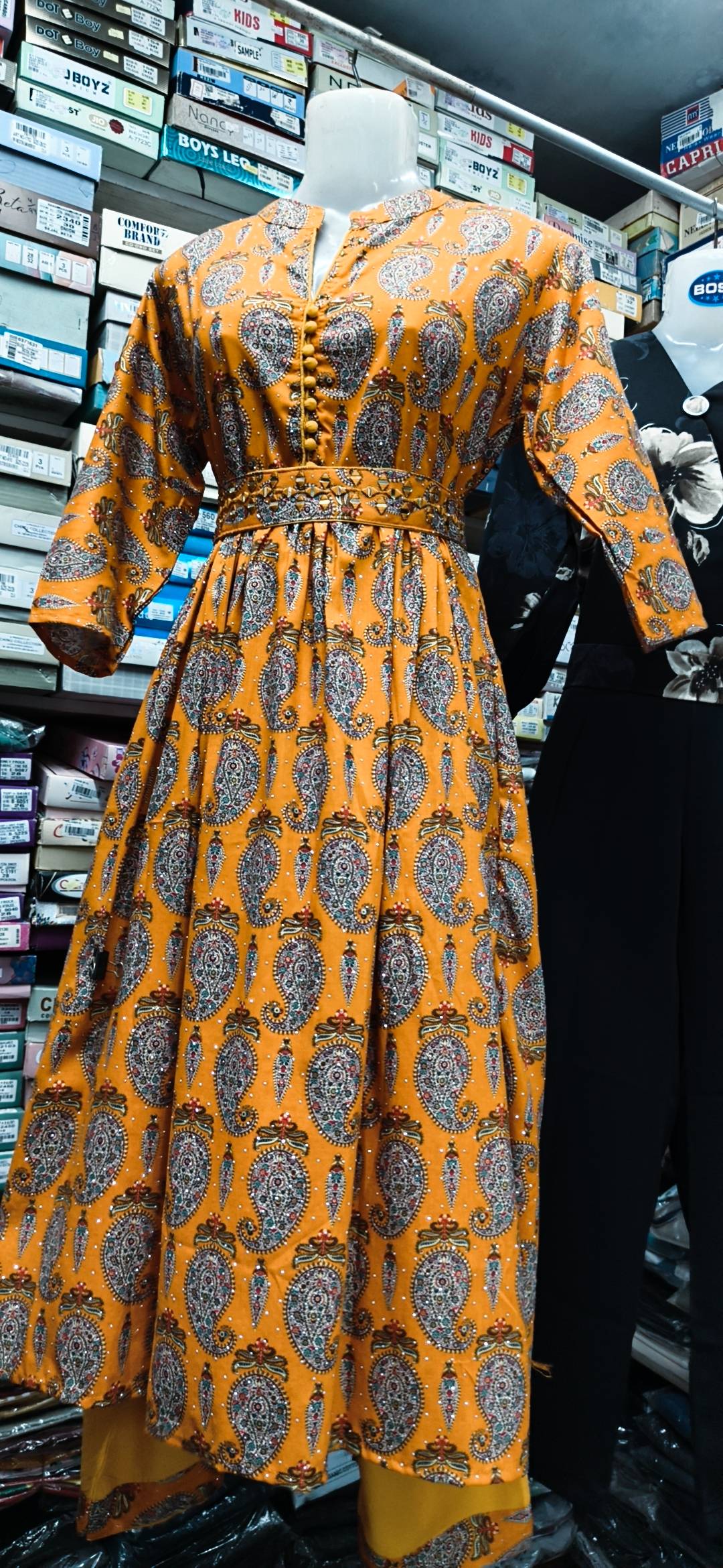 Anarkali Dress Paisley Printed in Jhansa - Stylish and Vibrant -  - Buy Online at SN COLLECTION