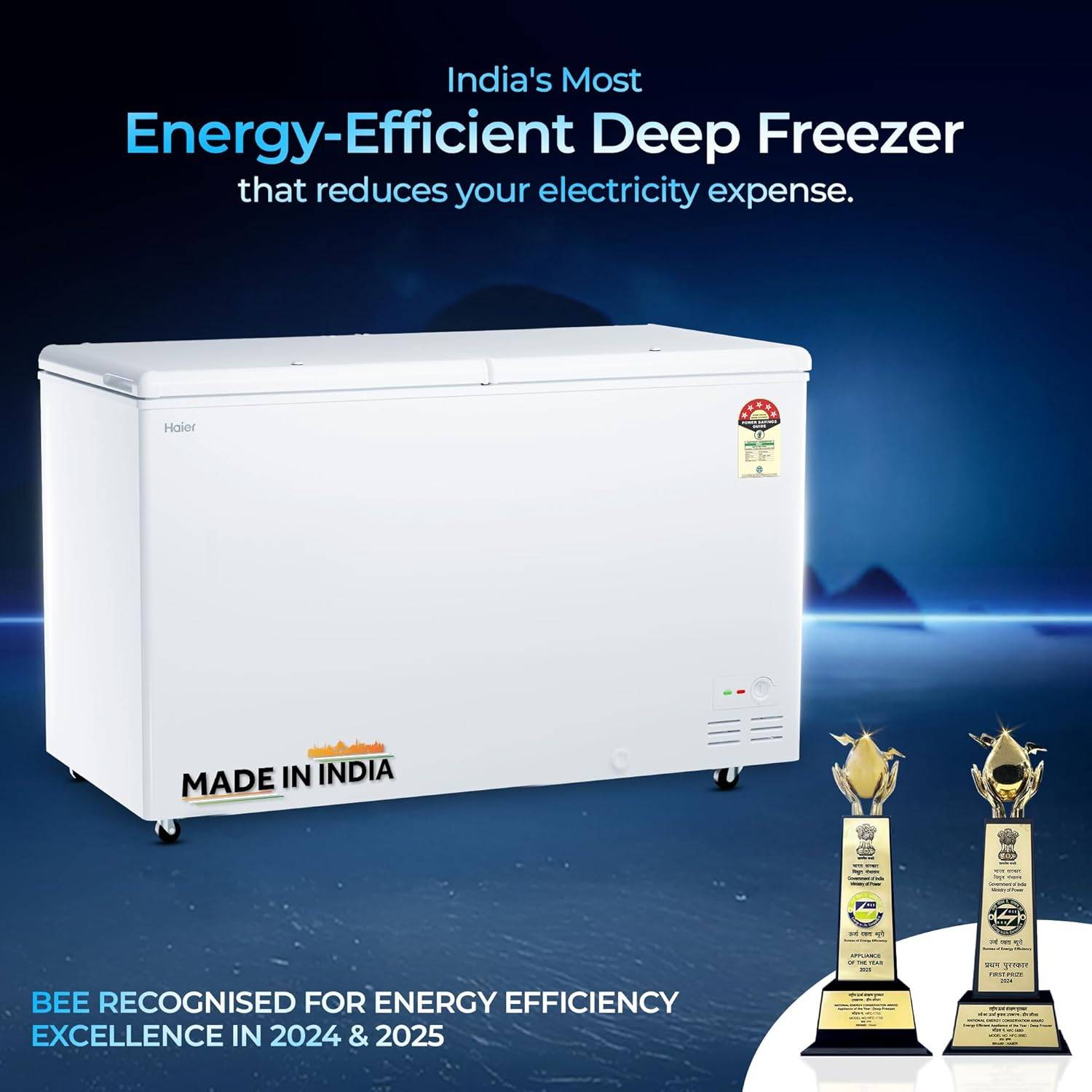 Haier Deep Freezer in V H Commercial Centre Kankiya - 5 Star Energy Rating - Image 1