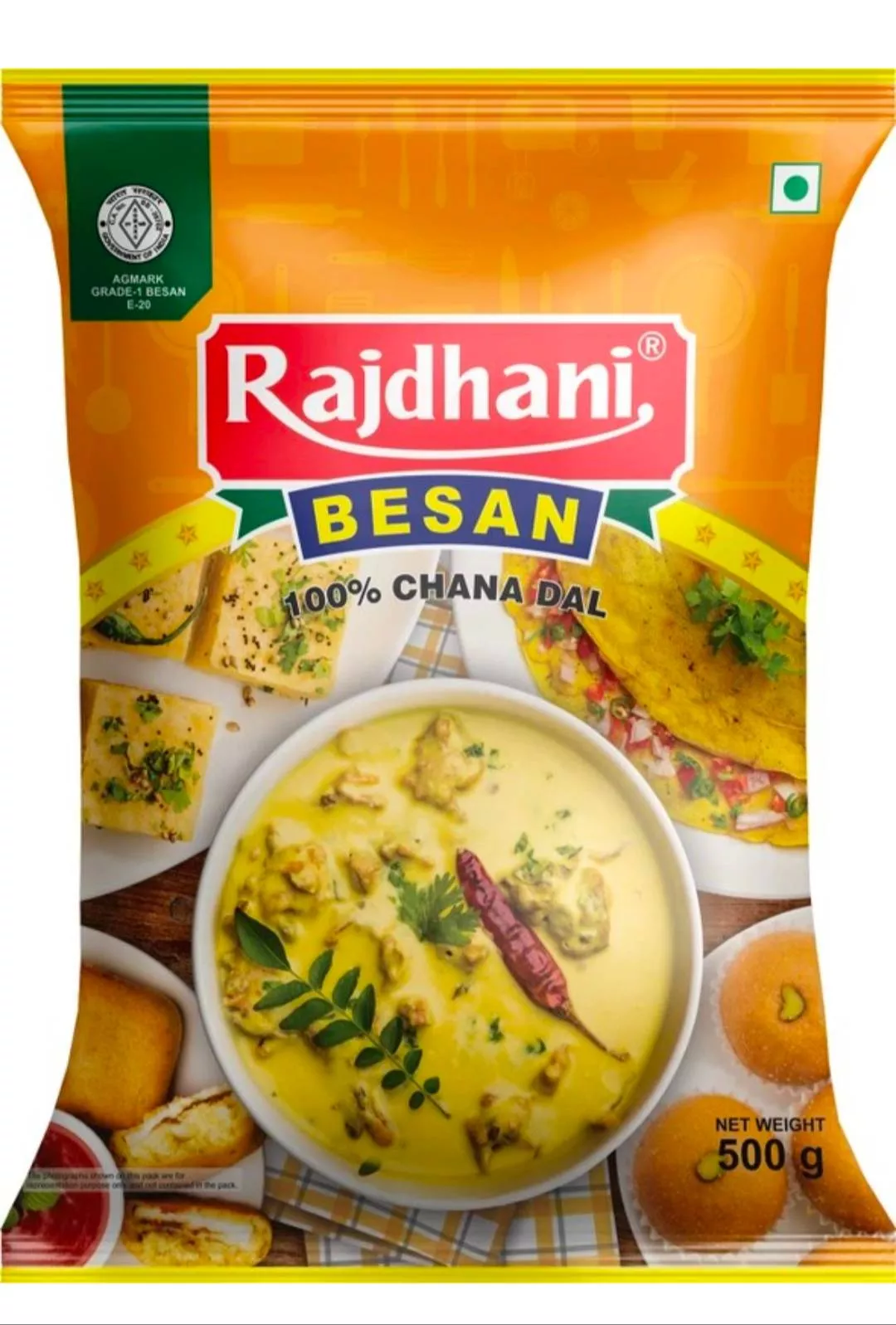 Rajdhani Besan 500g in Sonipat: Premium Quality -  - Buy Online at SHUCHI RETAILS