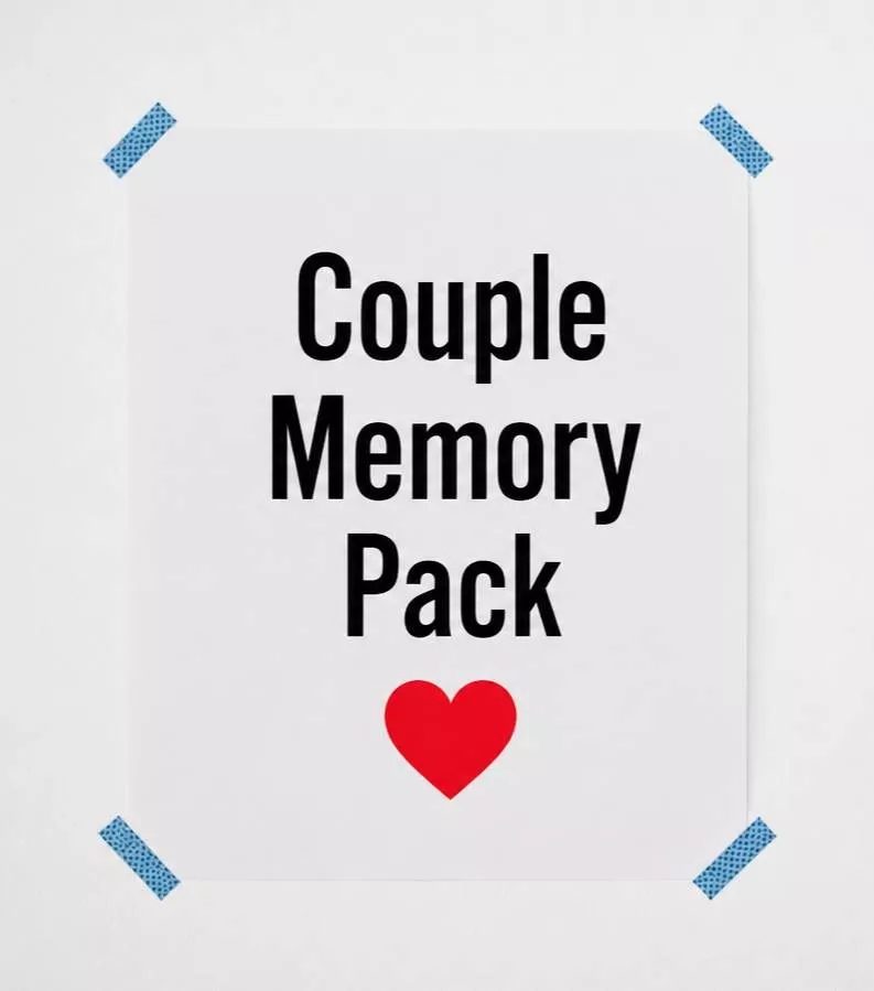 Couple Memory Pack – Custom Posters and fridge magnet Set -  - Buy Online at CLIQNSTIK