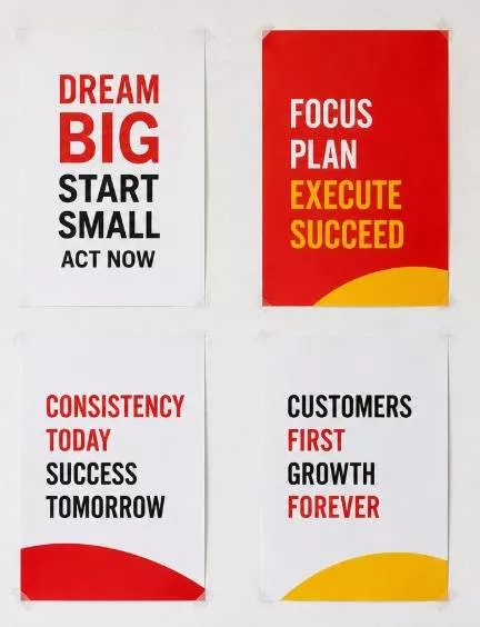 Motivational Quote Posters Set in Ramapuram: Boost Productivity and Focus -  - Buy Online at CLIQNSTIK