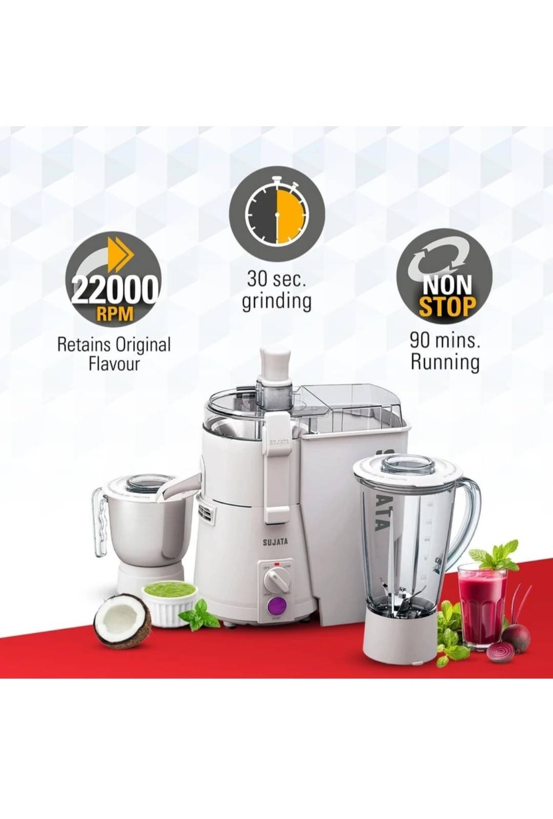 Sujata Powermatic Plus Juicer Mixer Grinder in Gorakhpur - High-Speed Operation -  - Buy Online at SATYANAND SONKAR