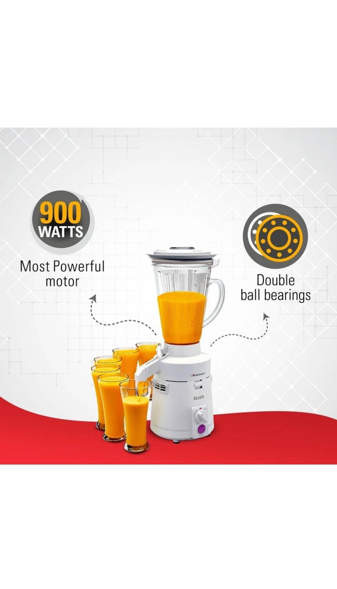 Sujata Megamix Juicer in Gorakhpur - Powerful 900W Motor -  - Buy Online at SATYANAND SONKAR