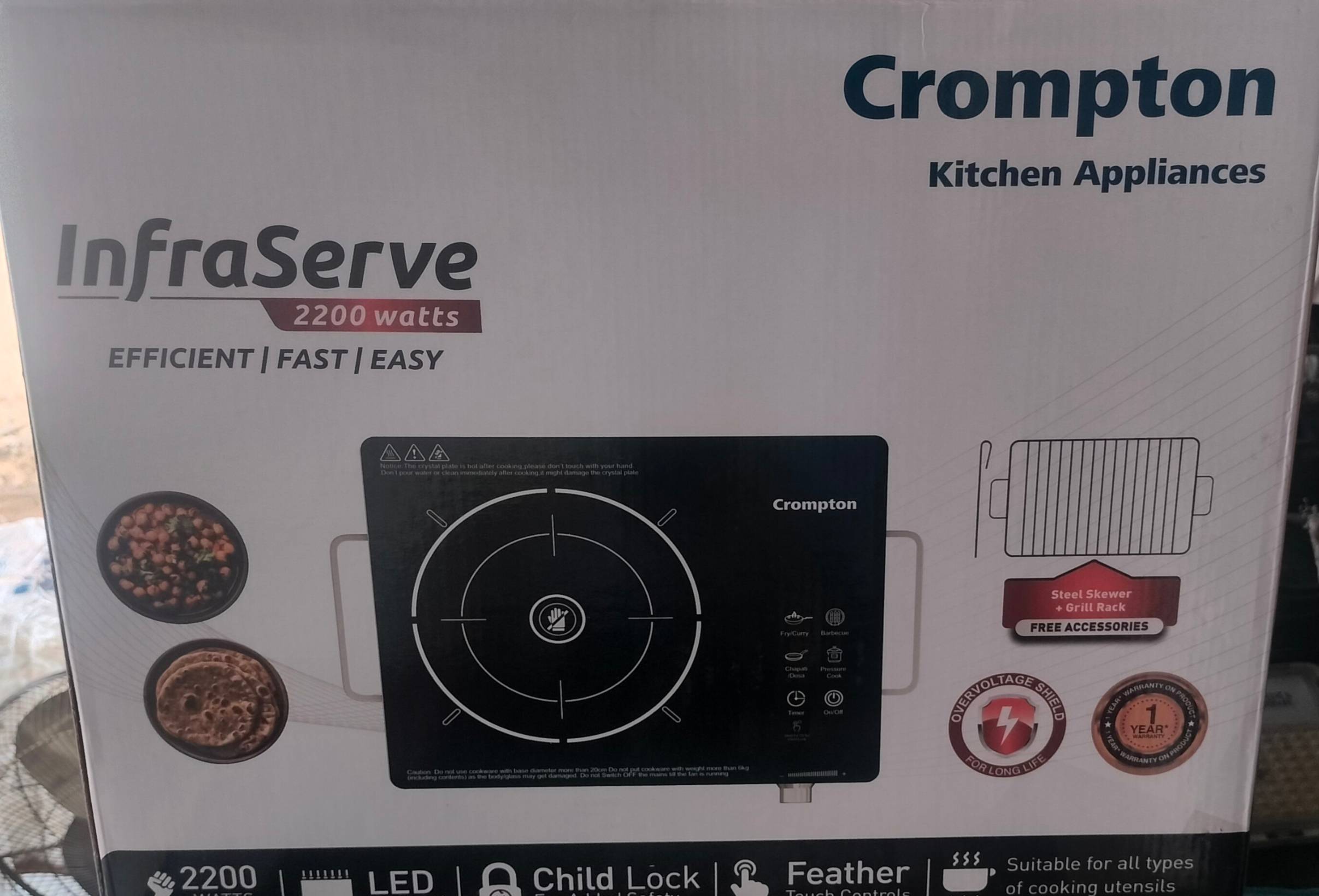 Crompton InfraServe Induction Cooktop in Gorakhpur with LED Display -  - Buy Online at SATYANAND SONKAR