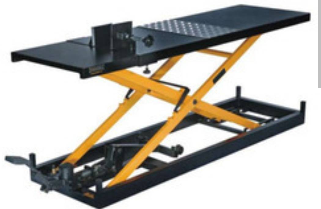 Hydraulic Motorcycle Scissor Lift Table in Hoshiarpur - Heavy-Duty & Reliable -  - Buy Online at BITTU BIKE POINT KOTFATUHI
